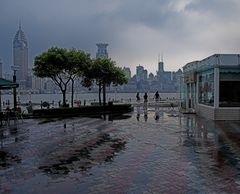 Regen in Shanghai