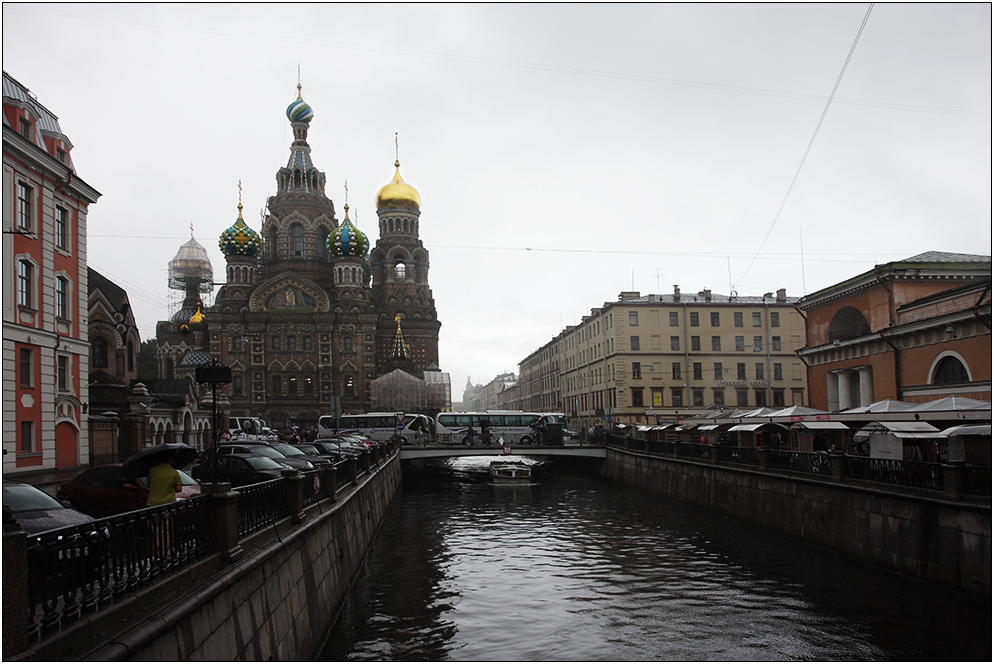 Regen in St. Petersburg