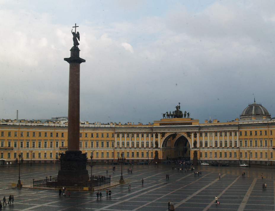 Regen in St.Petersburg