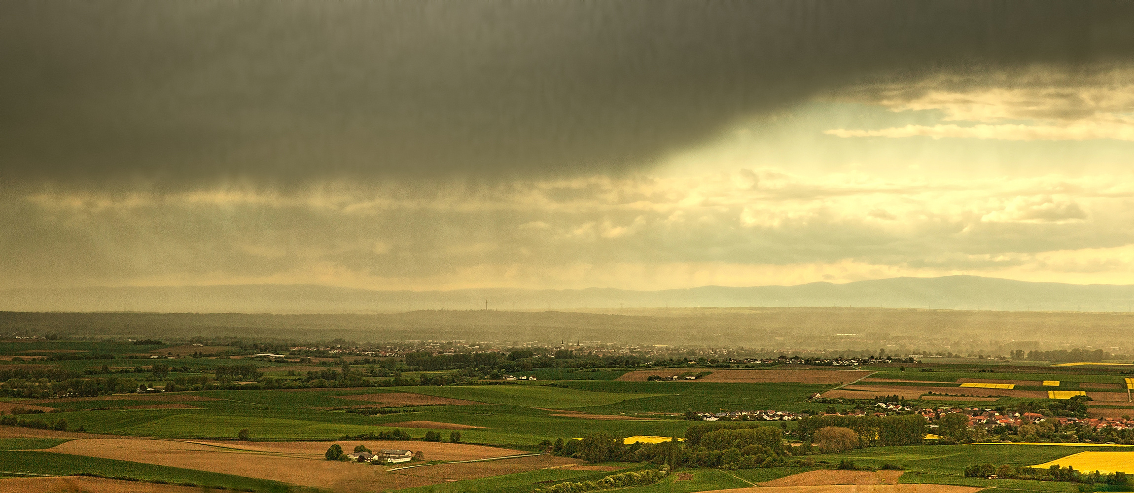 Regen kommt