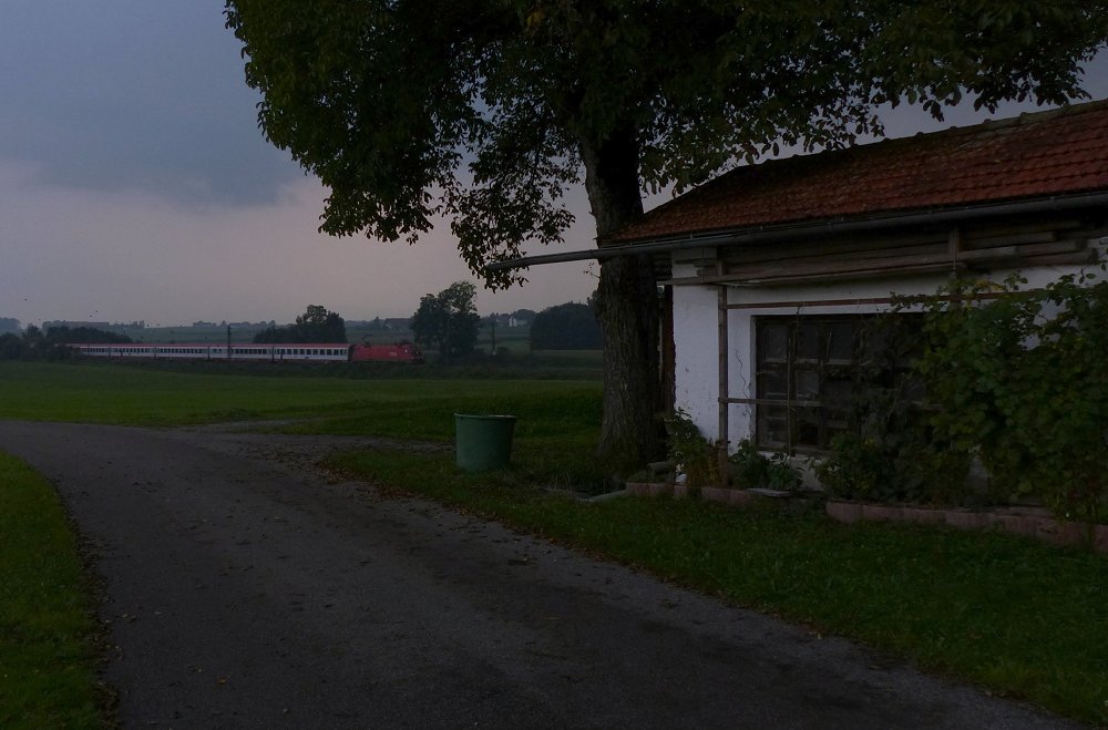 Regen kommt und der Abend auch