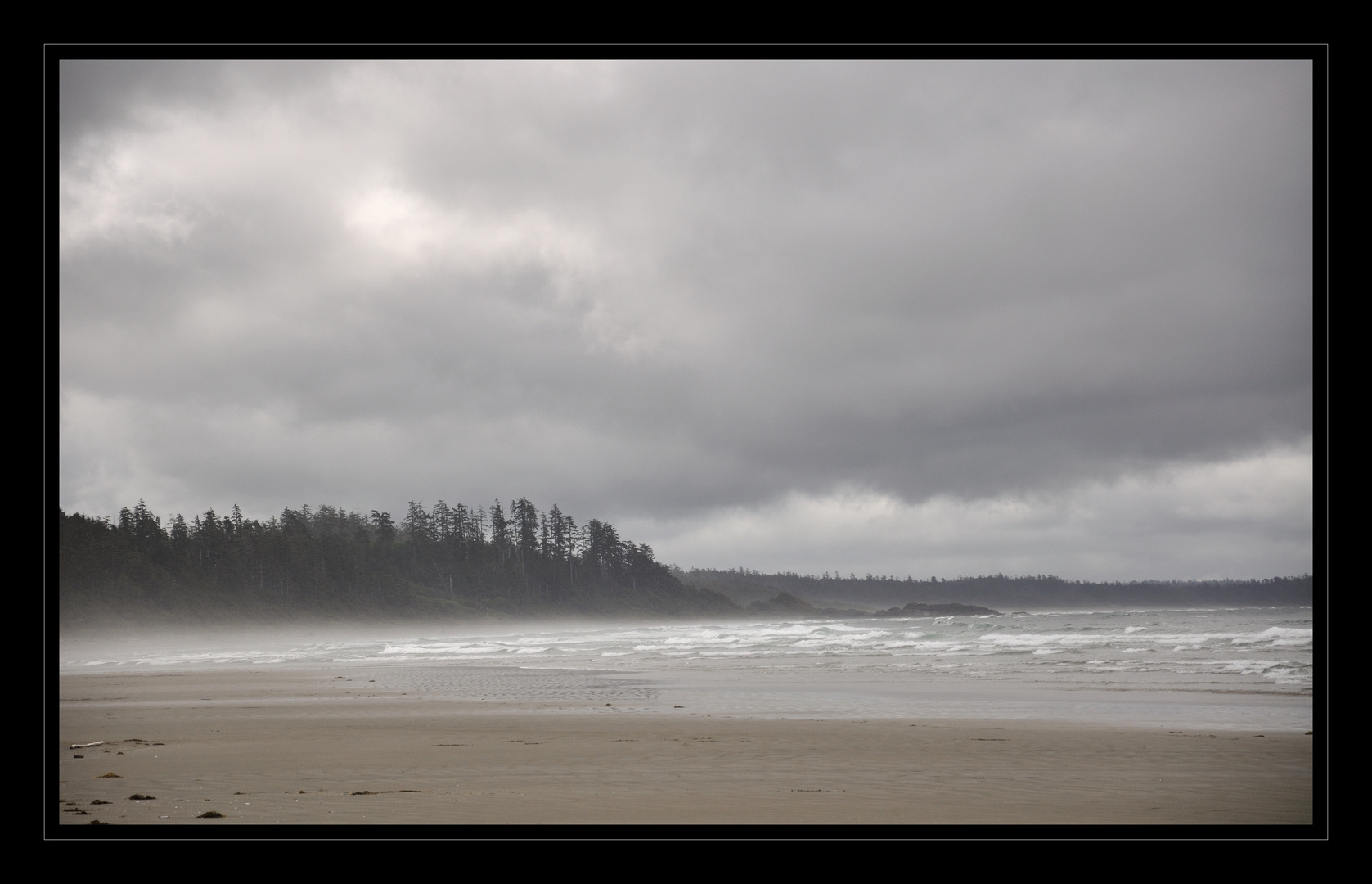 Regen Stimmung auf Vancouver Island