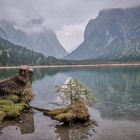 Regen Tag am Toblacher See