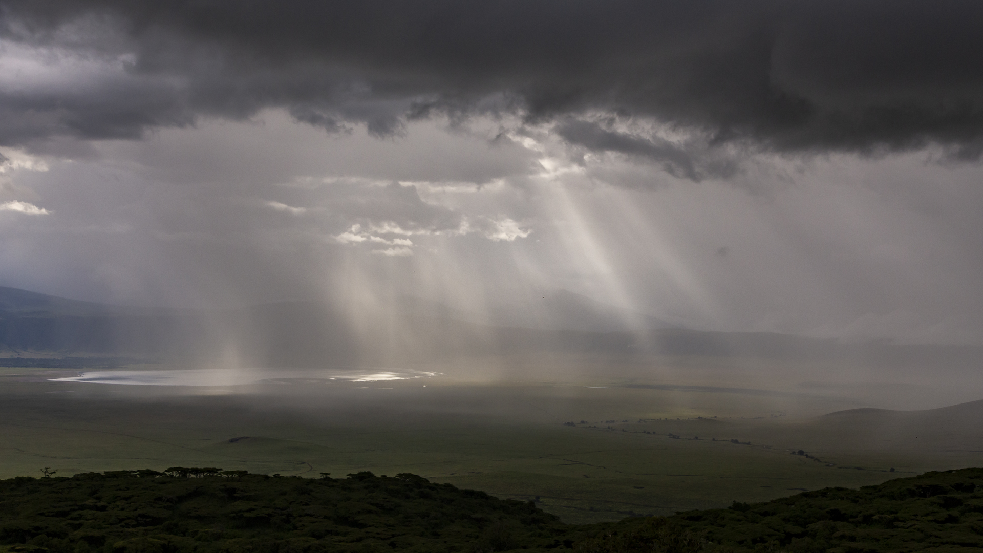 Regen über Afrika