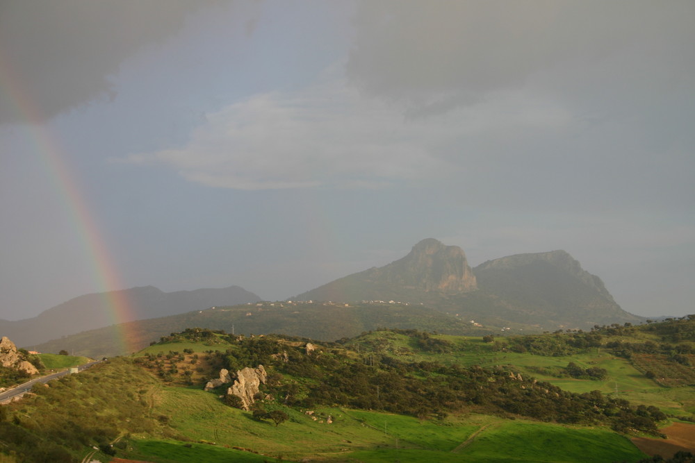 Regen über Andalusien