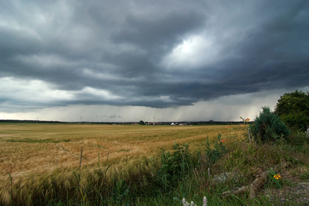 Regen über Bennstedt