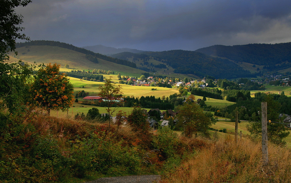 Regen über dem Herzogenhorn....