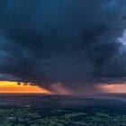 Regen über dem Oberland