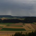 Regen über der Baar