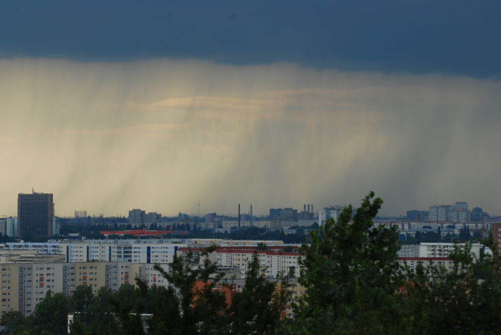 Regen über der Hauptstadt