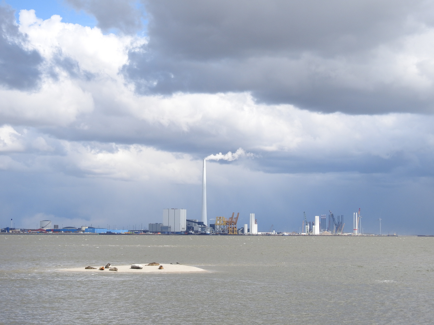 Regen über Esbjerg