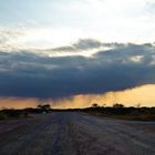 Regen über Etosha