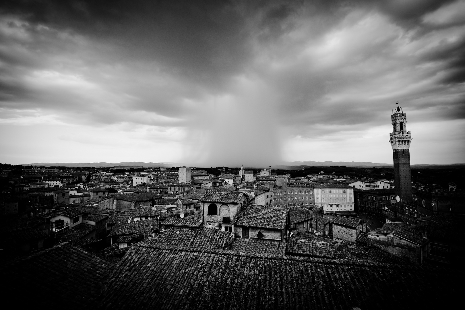 Regen über Florenz