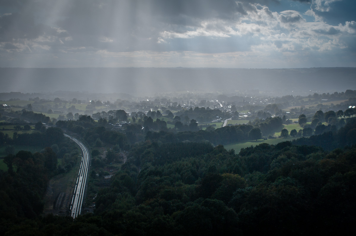 Regen über Gemmenich