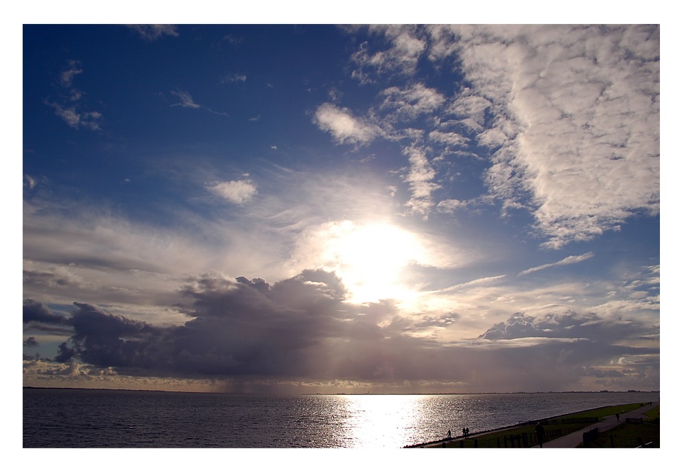 Regen über Nordstrand