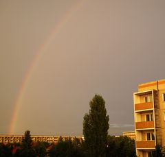 Regen über Olven-Town...