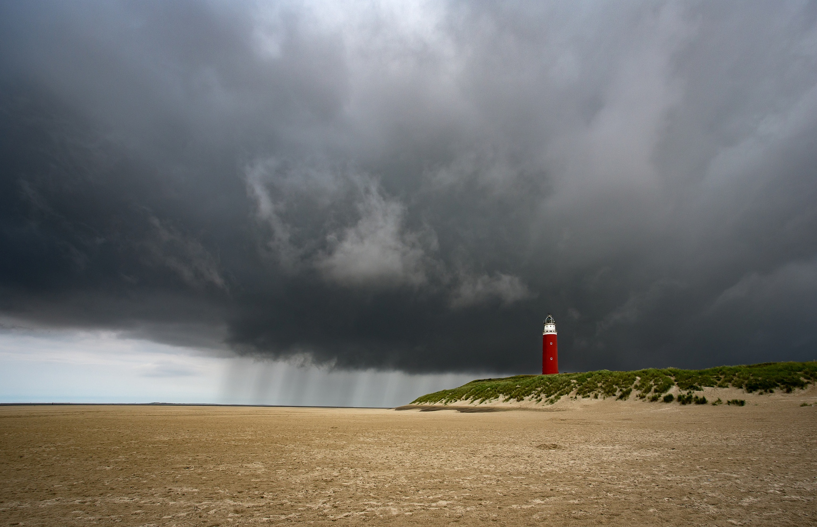 Regen über Texel