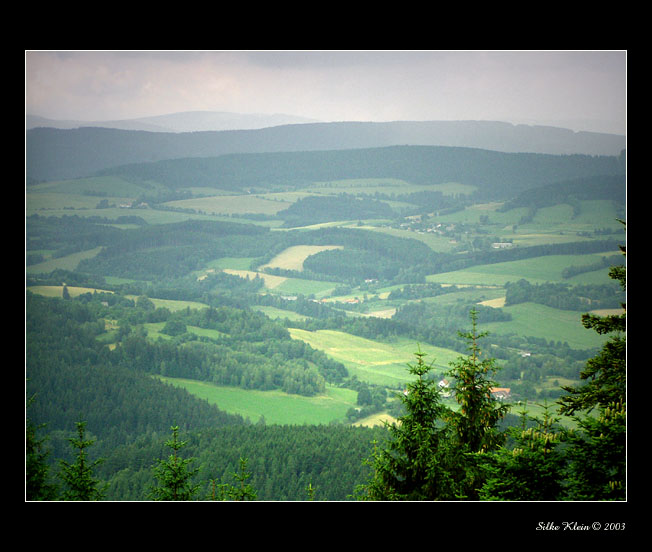 Regen überm Böhmerwald