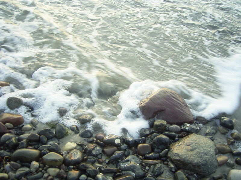 Regen und Meer