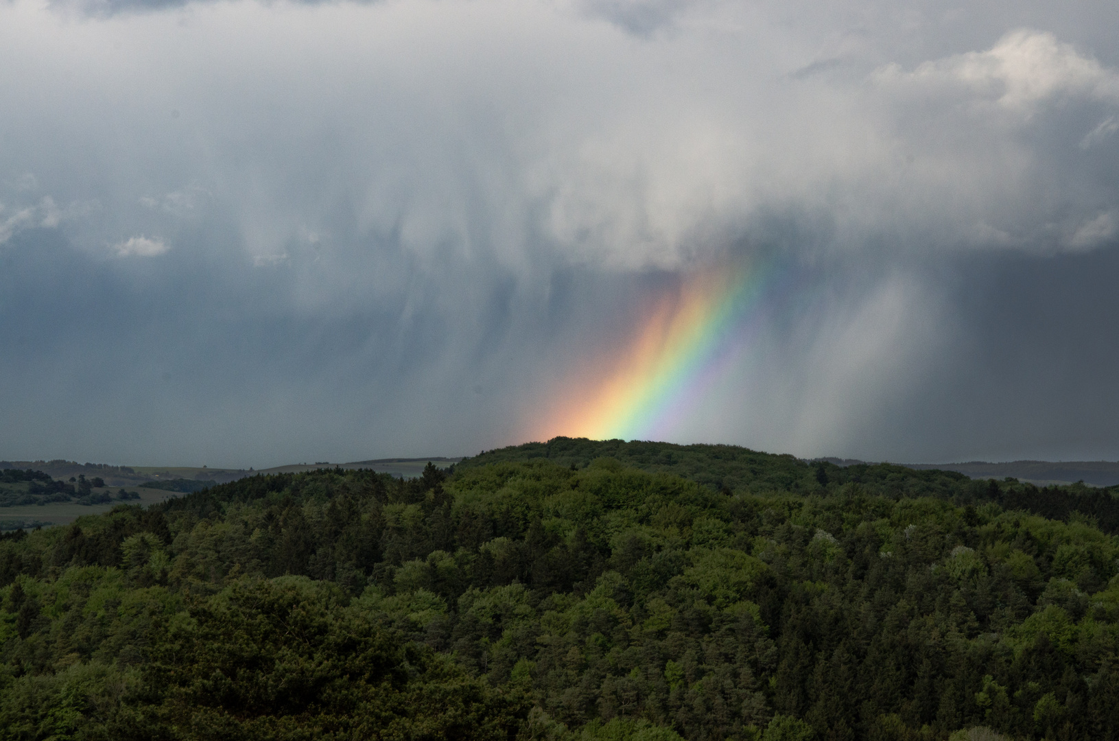 Regen und Regenbogen gehören wohl zusammen