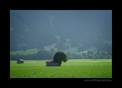 Regen und Sonne am Alpenrand