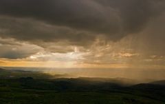 Regen vor dem Albtrauf...