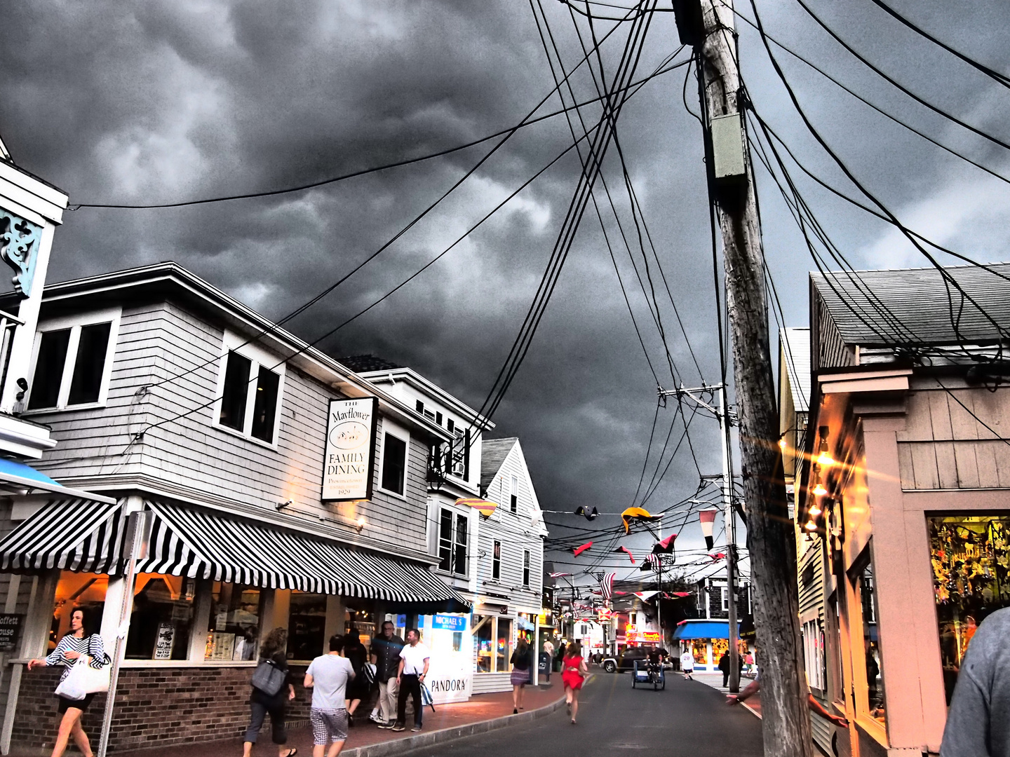 "Regen zieht auf am Cape Cod"