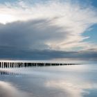 Regen zieht auf am Strand von Domburg