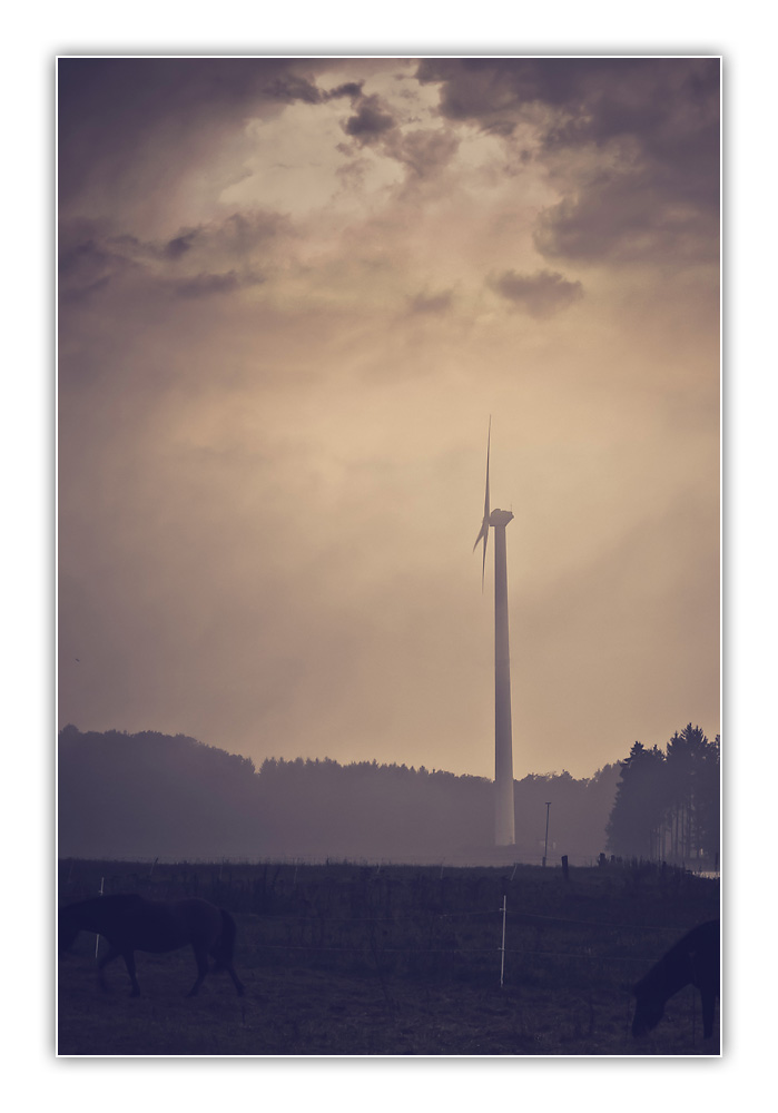 Regen zieht auf