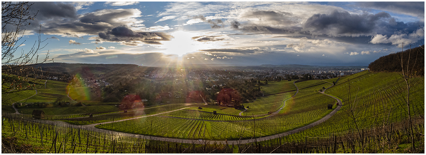 Regen zieht auf über Heilbronn