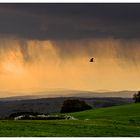 Regen zieht übers Land