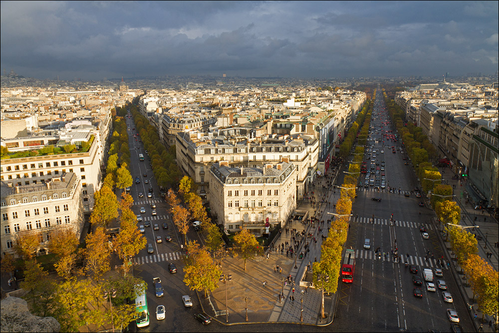 Regenabzug - Hebst in Paris