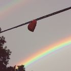 regenbögen und ein herz