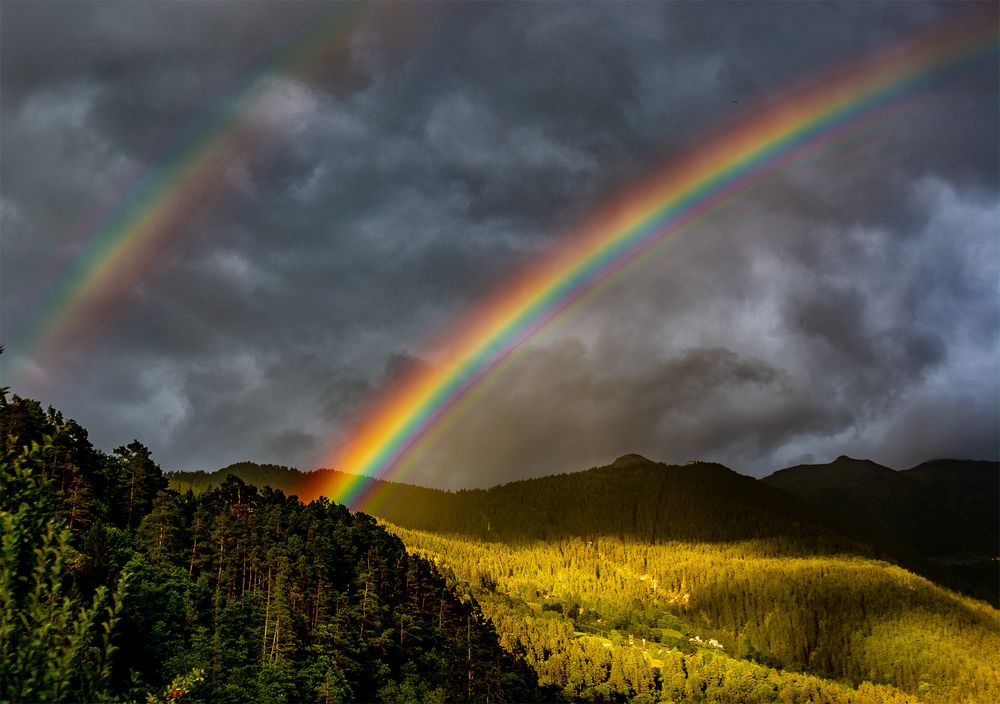 regenbogen Foto &amp; Bild opt. phänomene der atmosphäre, himmel