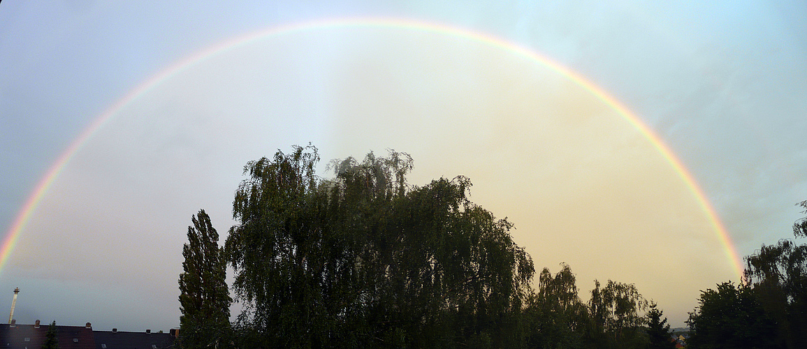 Regenbogen am 14. Juli 2010