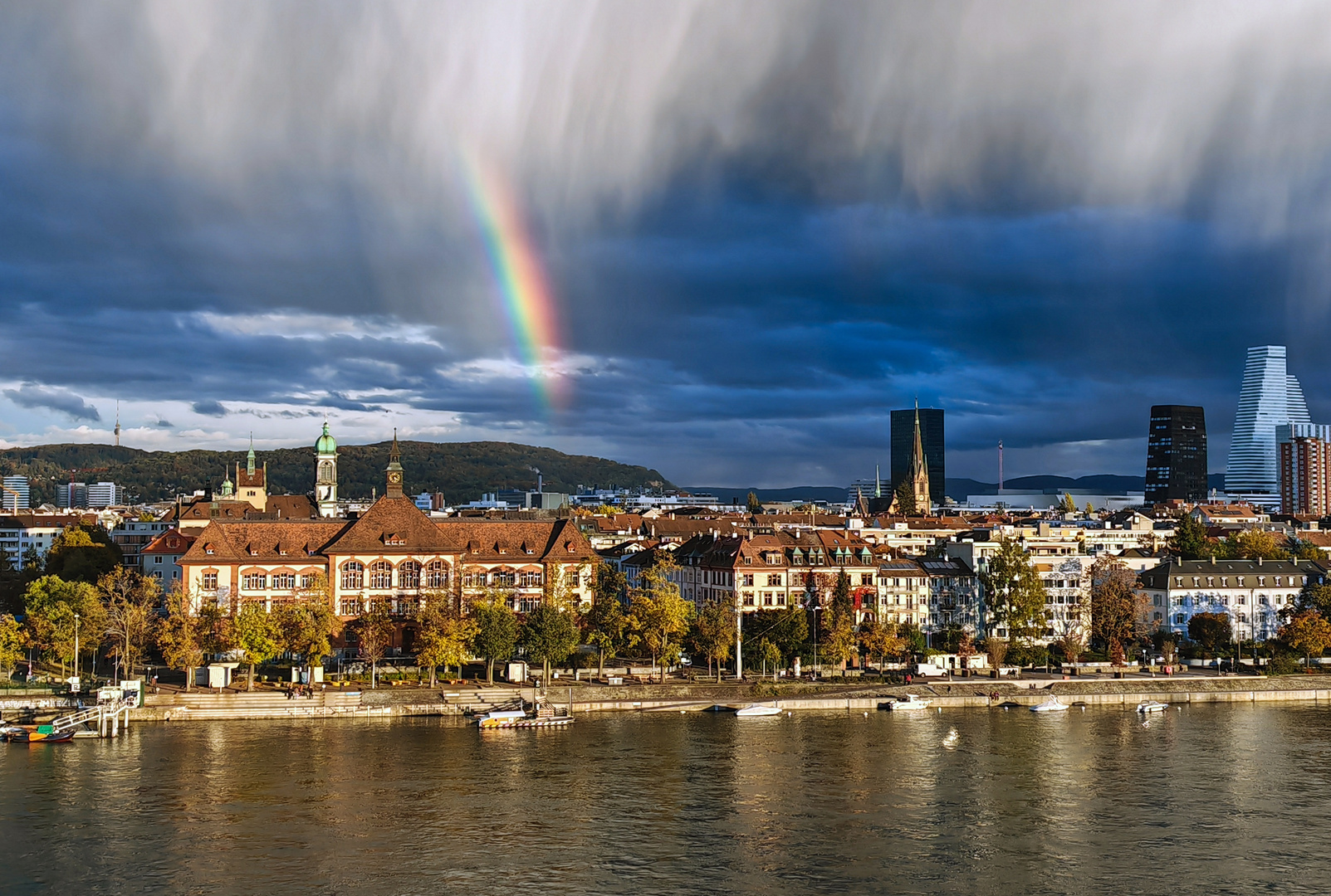 Regenbogen am Abend