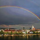 Regenbogen am Abend