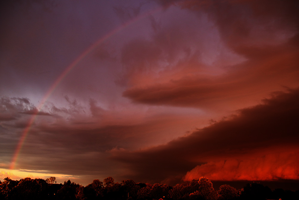 Regenbogen am Abend