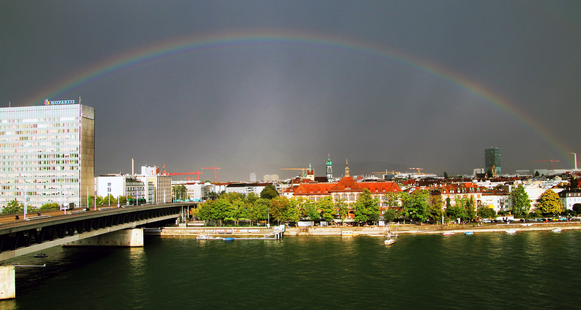 Regenbogen am Abend