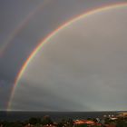 Regenbogen am Capo Testa (Sardinien)