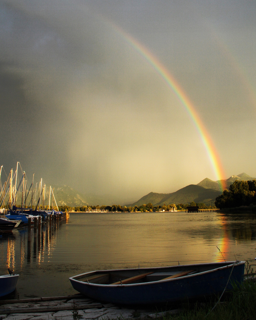 Regenbogen am Chiemsee