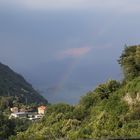 Regenbogen am Comer See