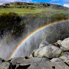 Regenbogen am Dettifoss