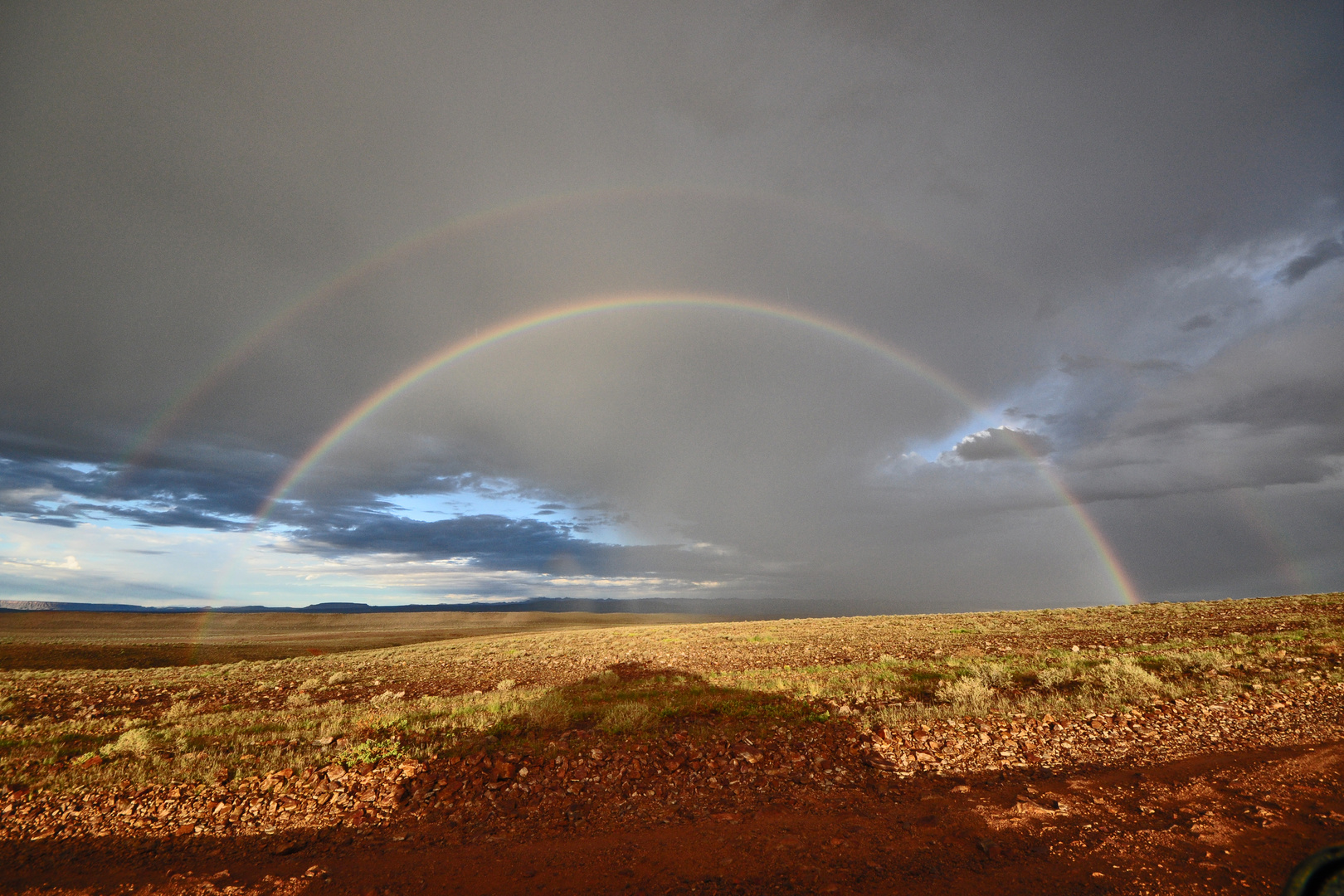 Regenbogen am Fishriver