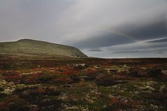 Regenbogen am Grøthogna