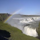 Regenbogen am Gullfoss