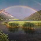 Regenbogen am Haldensee im Tannheimertal