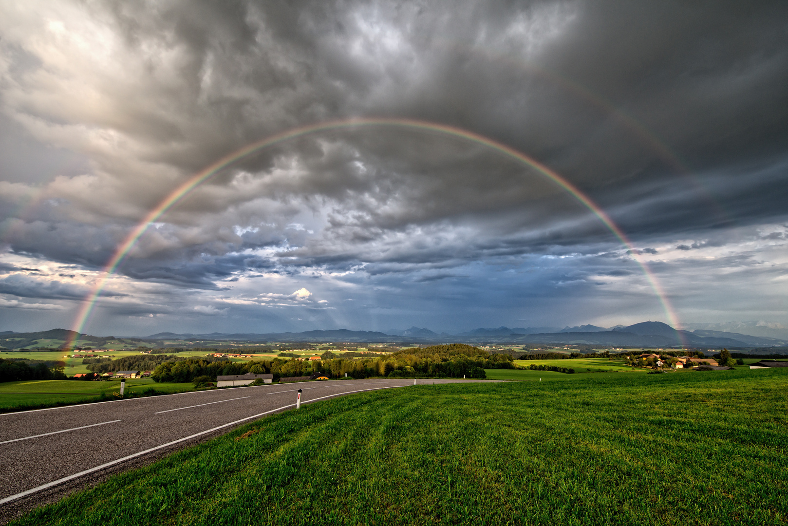 Regenbogen am Haunsberg