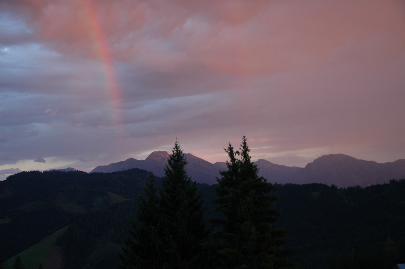 Regenbogen am Hochkönig