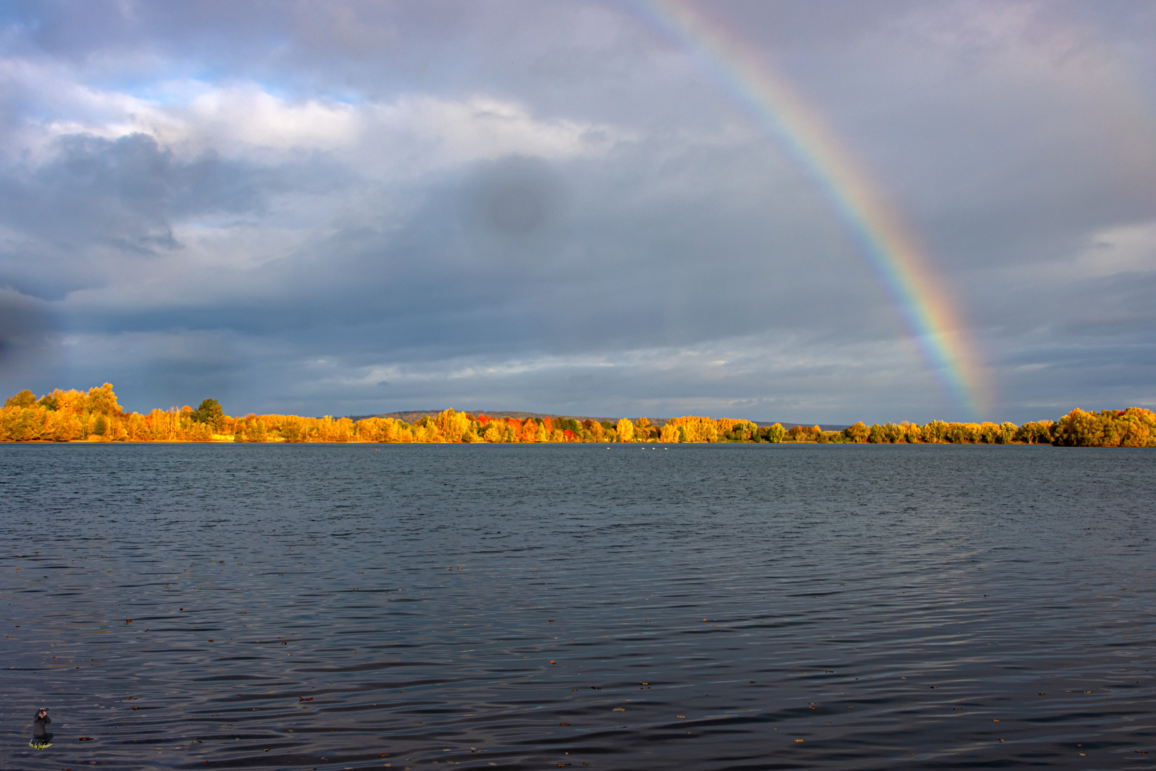 Regenbogen am Kiessee